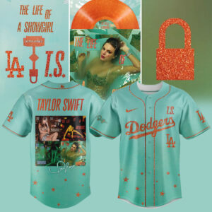 Mckenzieshoponline Los Angeles Dodgers MLB x The Life of a Showgirl Personalized Baseball Jersey For Fans