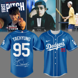Mckenzieshoponline Los Angeles Dodgers MLB x V BTS Personalized Baseball Jersey For Fans