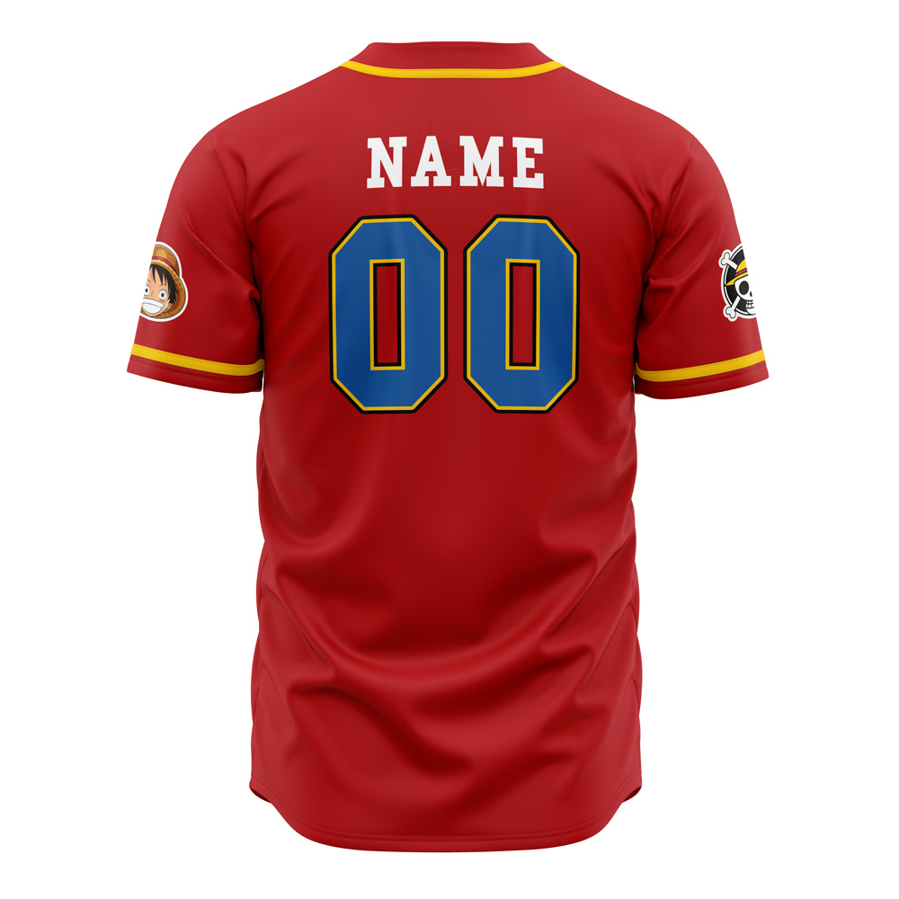 Mckenzieshoponline Luffy One Piece Personalized Baseball Jersey For Fans - Image 3