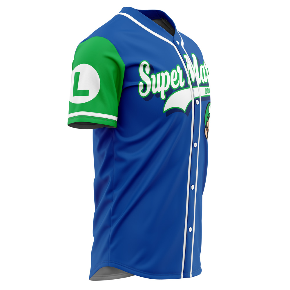 Mckenzieshoponline Luigi Mario Bros Personalized Baseball Jersey For Fans - Image 2