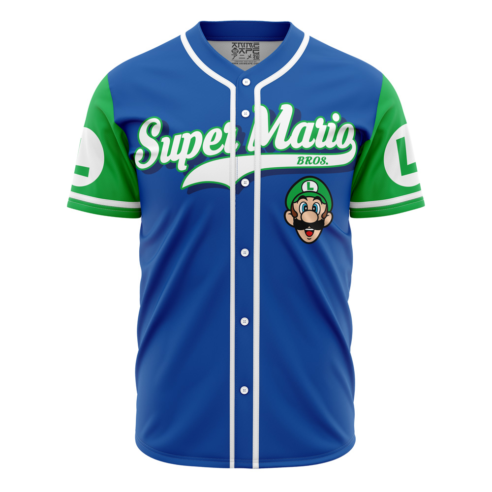 Mckenzieshoponline Luigi Mario Bros Personalized Baseball Jersey For Fans