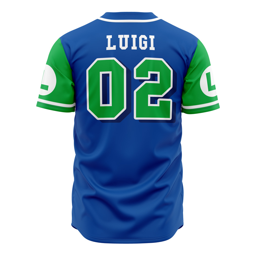 Mckenzieshoponline Luigi Mario Bros Personalized Baseball Jersey For Fans - Image 3