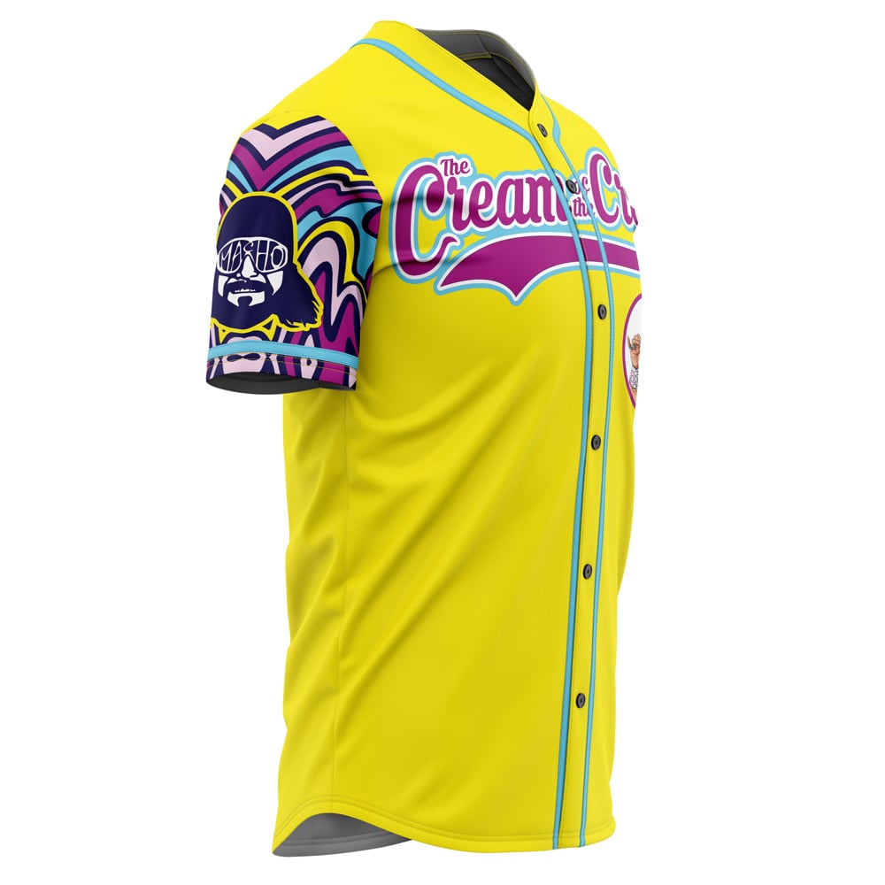 Mckenzieshoponline Macho Man The Cream of the Crop Personalized Baseball Jersey For Fans - Image 2