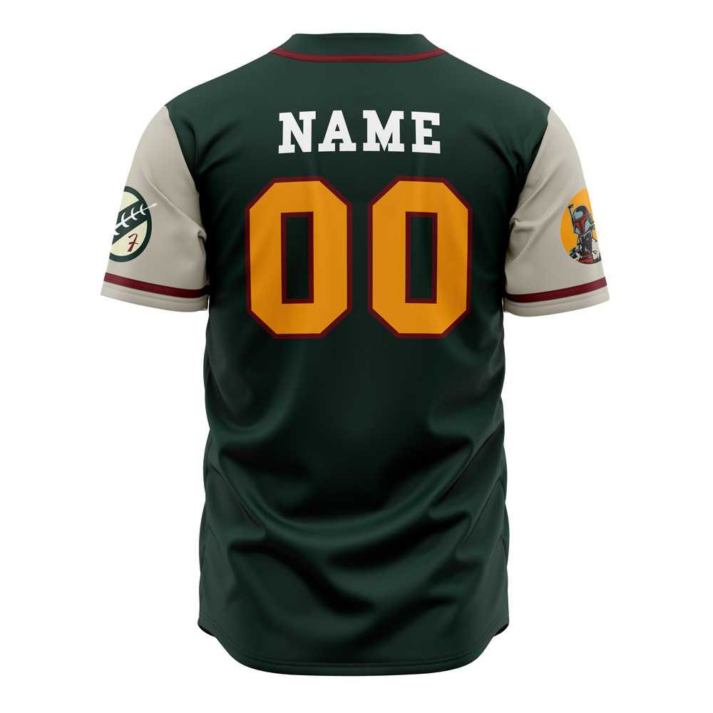 Mckenzieshoponline Mandalorians Boba Fett Star Wars Personalized Baseball Jersey For Fans - Image 3