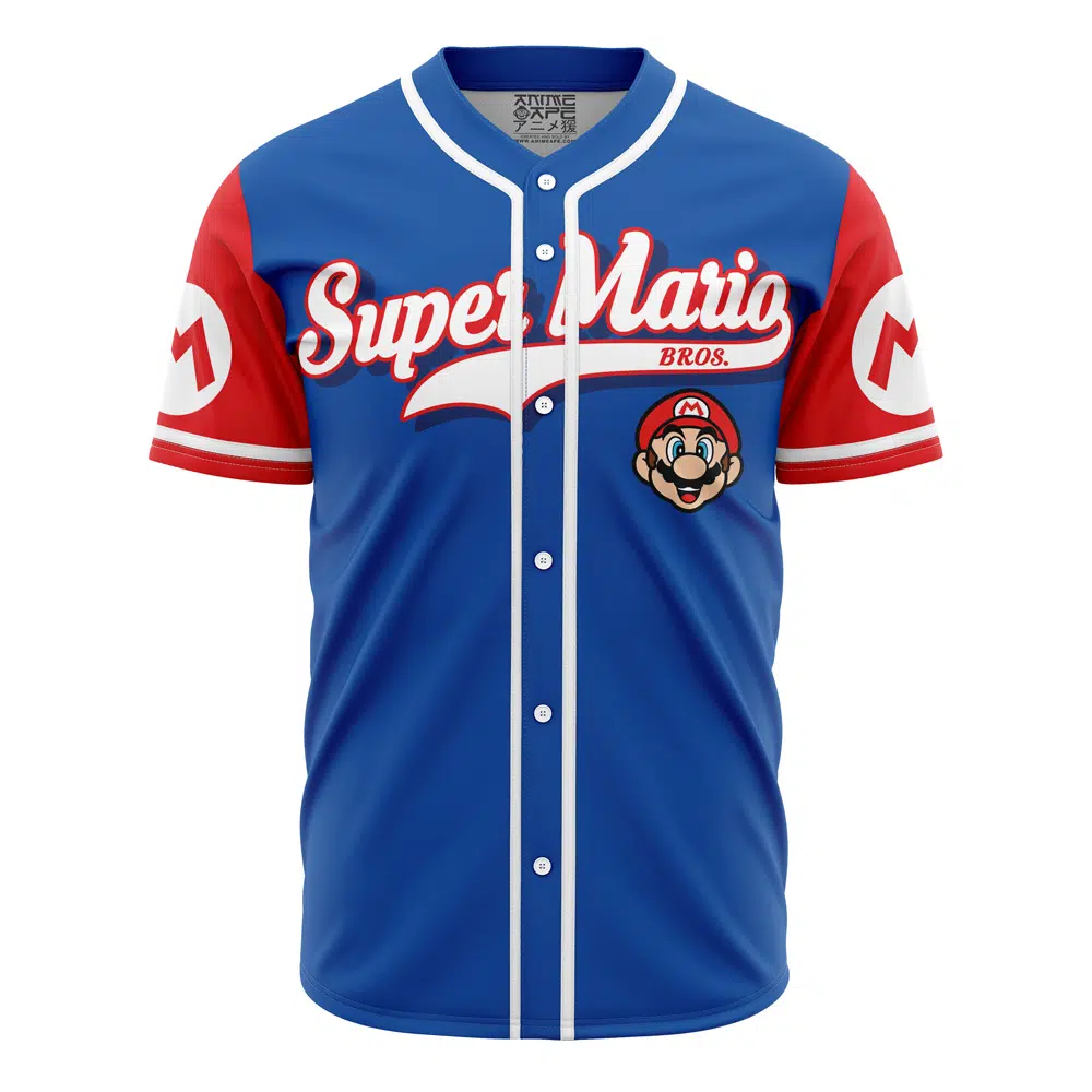 Mckenzieshoponline Mario Mario Bros Personalized Baseball Jersey For Fans