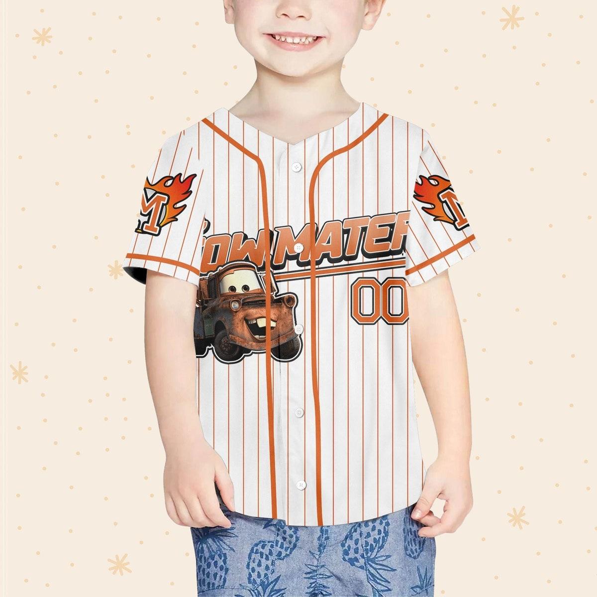 Mckenzieshoponline Mater Car Orange Personalized Baseball Jersey For Fans - Image 5