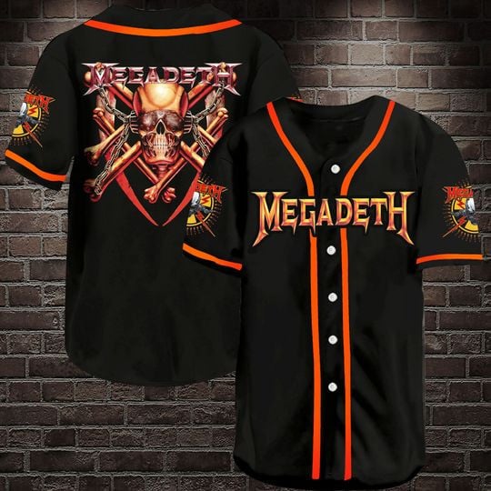 Jerseytrend Megadet Band Personalized Baseball Jersey For Fans