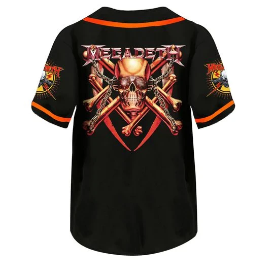 Jerseytrend Megadet Band Personalized Baseball Jersey For Fans - Image 4
