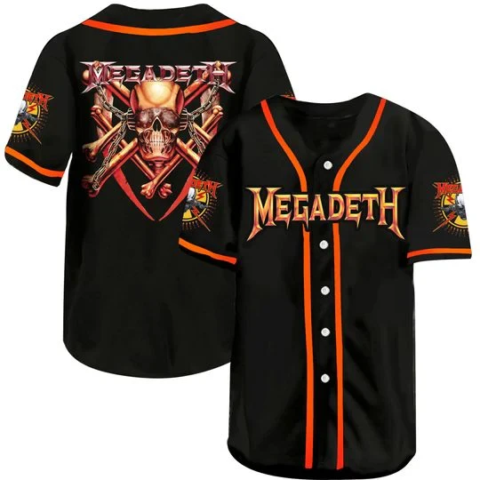 Jerseytrend Megadet Band Personalized Baseball Jersey For Fans - Image 2