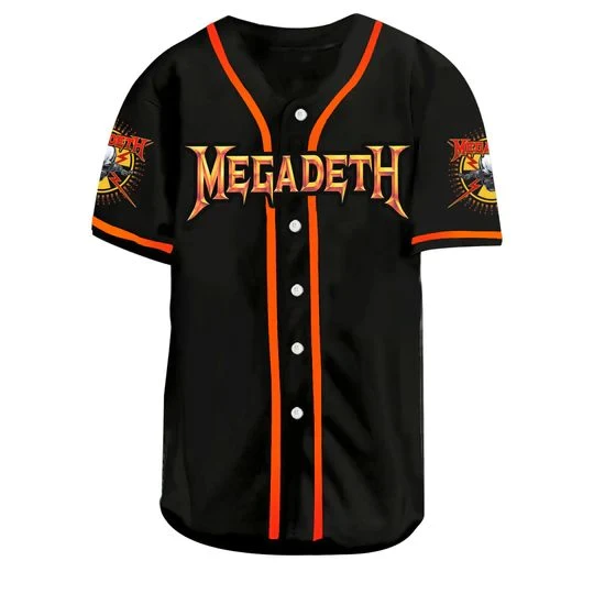 Jerseytrend Megadet Band Personalized Baseball Jersey For Fans - Image 3