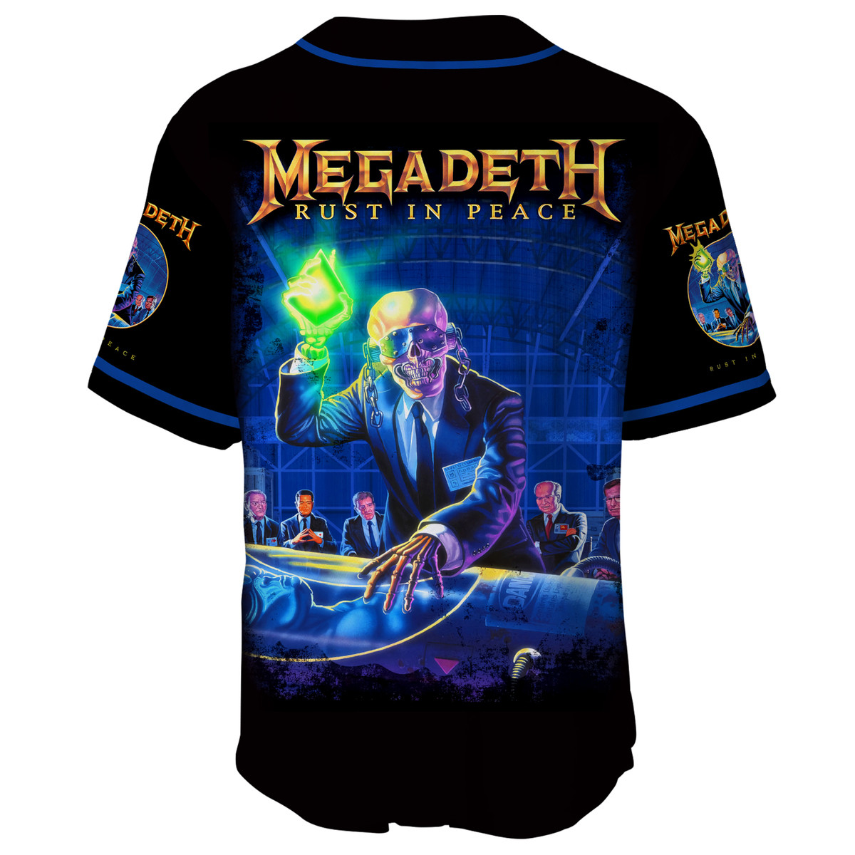 Jerseytrend Megadeth Rust in Peace Band Personalized Baseball Jersey For Fans - Image 5