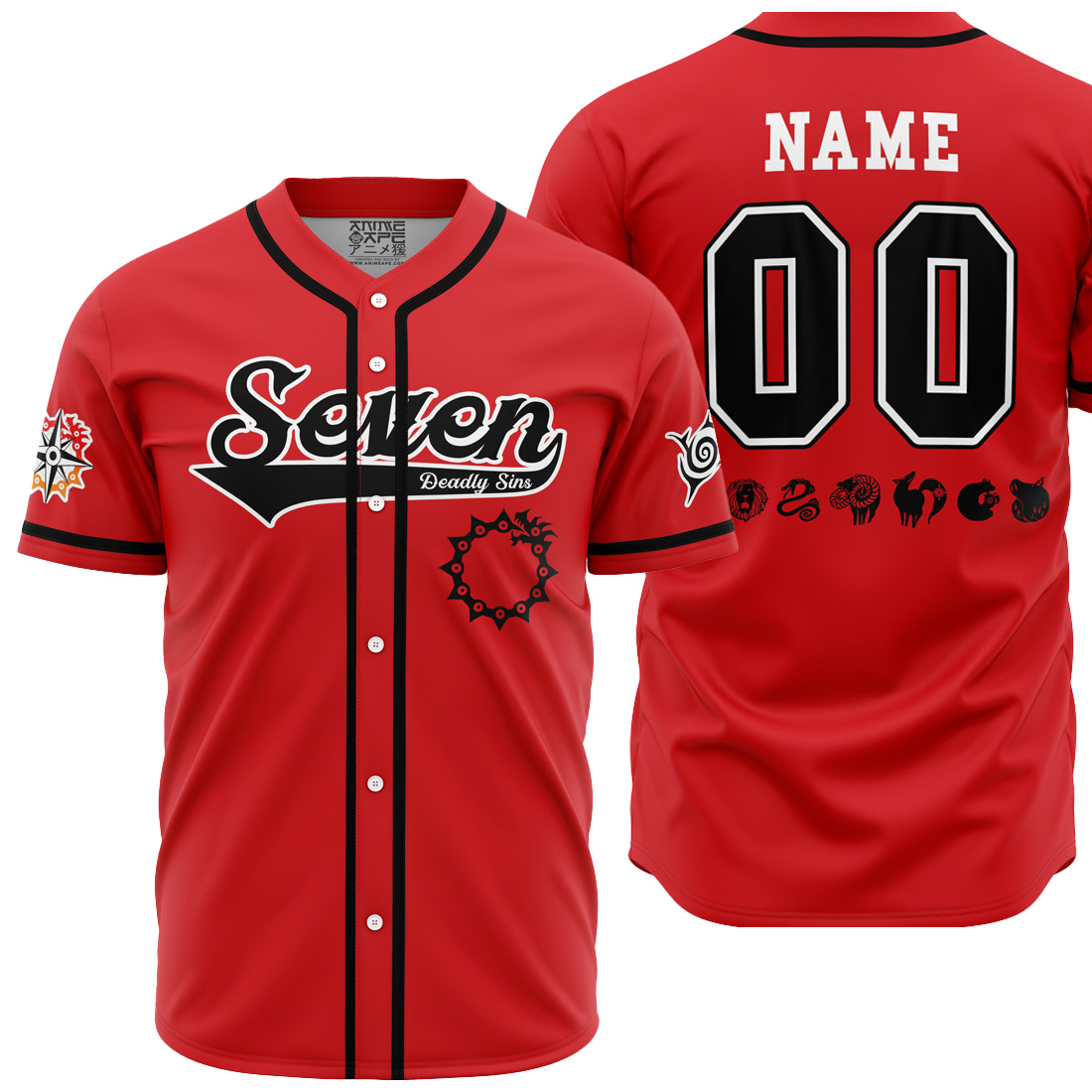 Mckenzieshoponline Meliodas Seven Deadly Sins Personalized Baseball Jersey For Fans