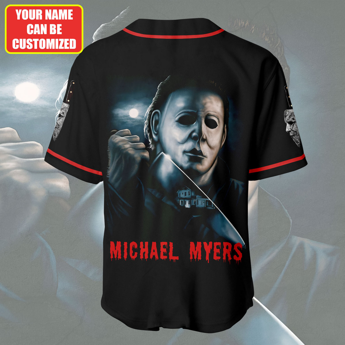 Jerseytrend Michael Myers Halloween Personalized Baseball Jersey For Fans - Image 3