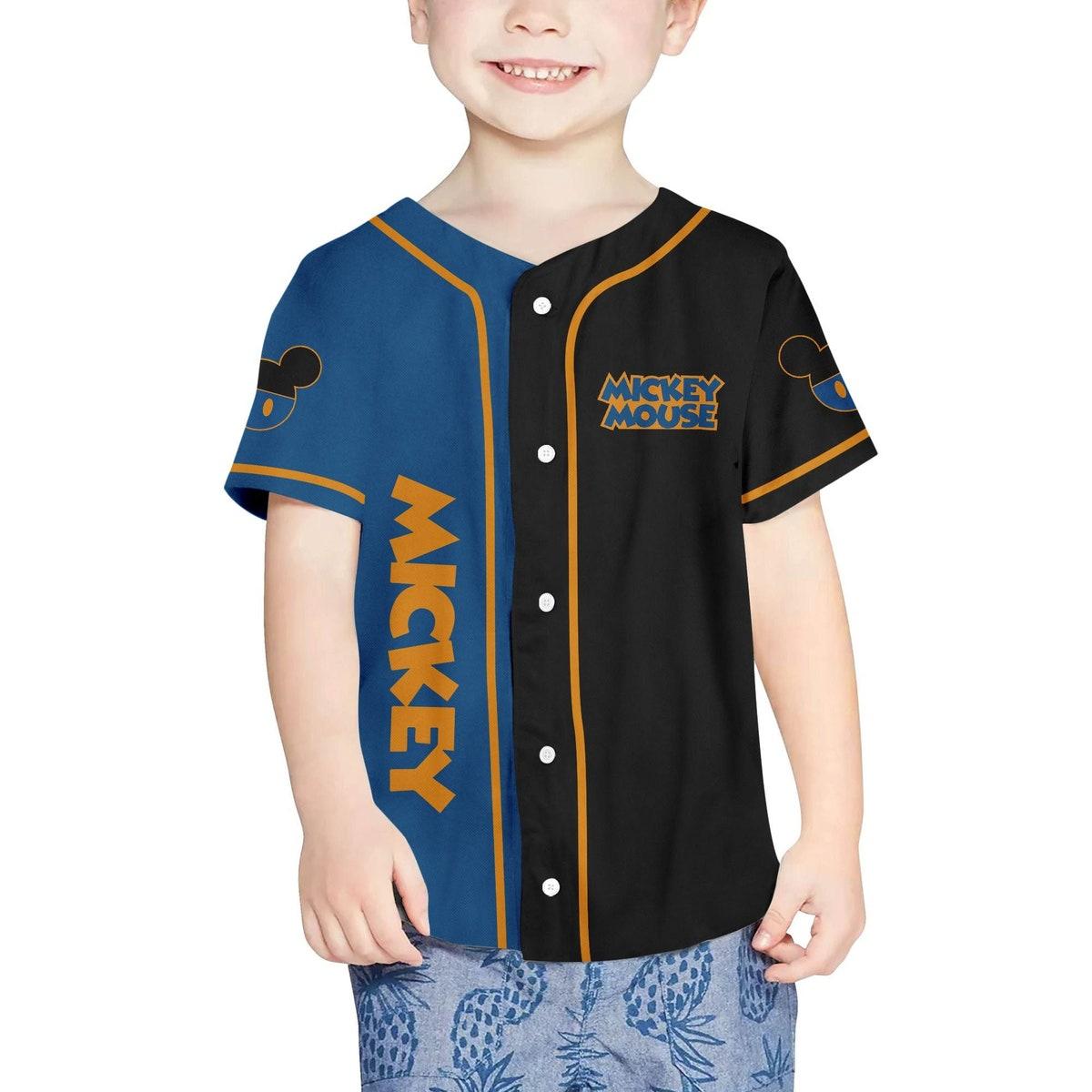 Mckenzieshoponline Mickey Blue Black Disney Personalized Baseball Jersey For Fans - Image 5