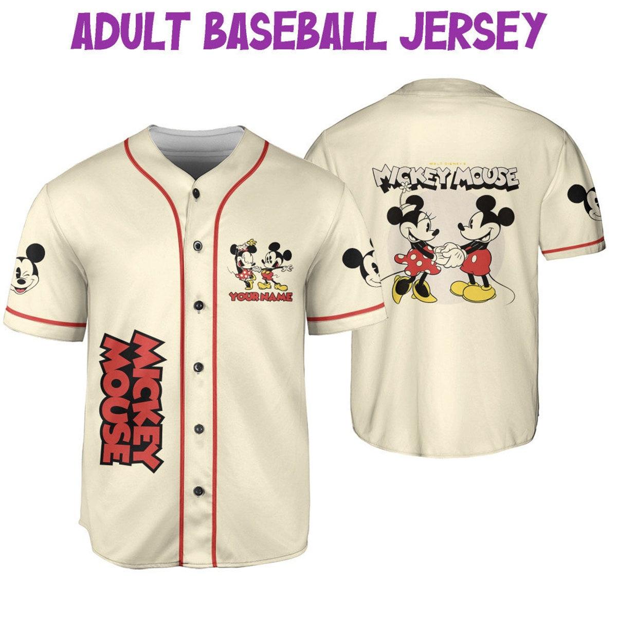 Mckenzieshoponline Mickey Classic Love Name Personalized Baseball Jersey For Fans - Image 7