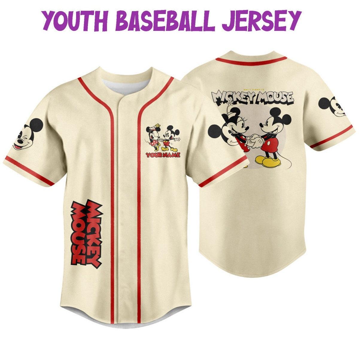 Mckenzieshoponline Mickey Classic Love Name Personalized Baseball Jersey For Fans - Image 6