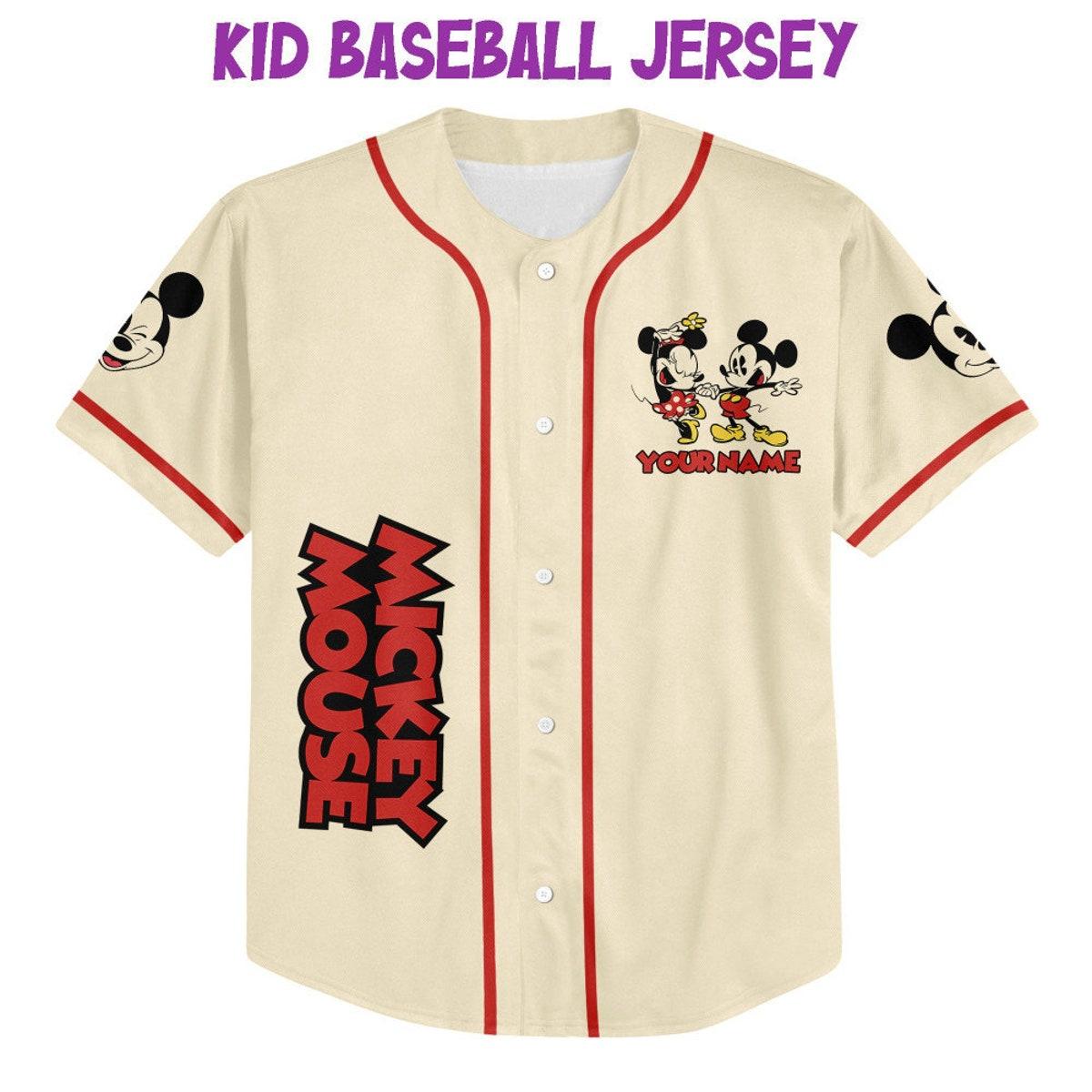 Mckenzieshoponline Mickey Classic Love Name Personalized Baseball Jersey For Fans - Image 3