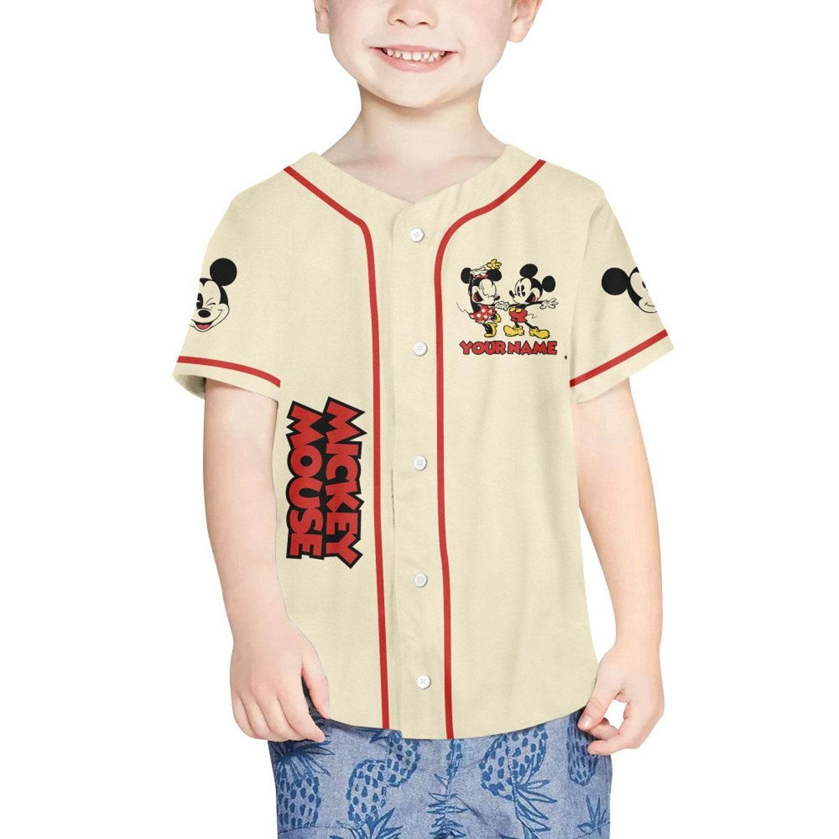 Mckenzieshoponline Mickey Classic Love Name Personalized Baseball Jersey For Fans - Image 5