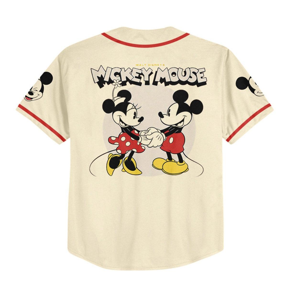 Mckenzieshoponline Mickey Classic Love Name Personalized Baseball Jersey For Fans - Image 4