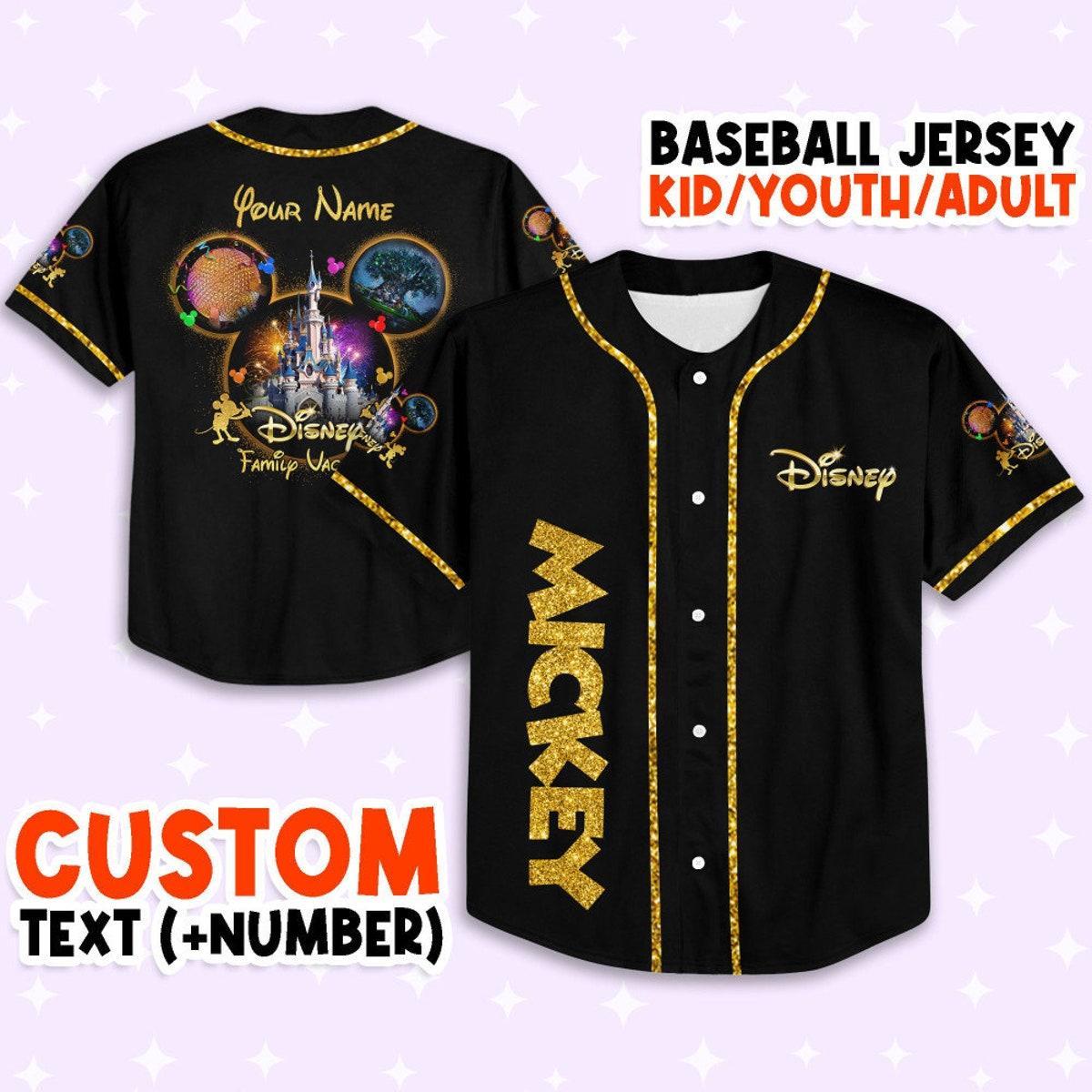 Mckenzieshoponline Mickey Goldure Disney Personalized Baseball Jersey For Fans - Image 2