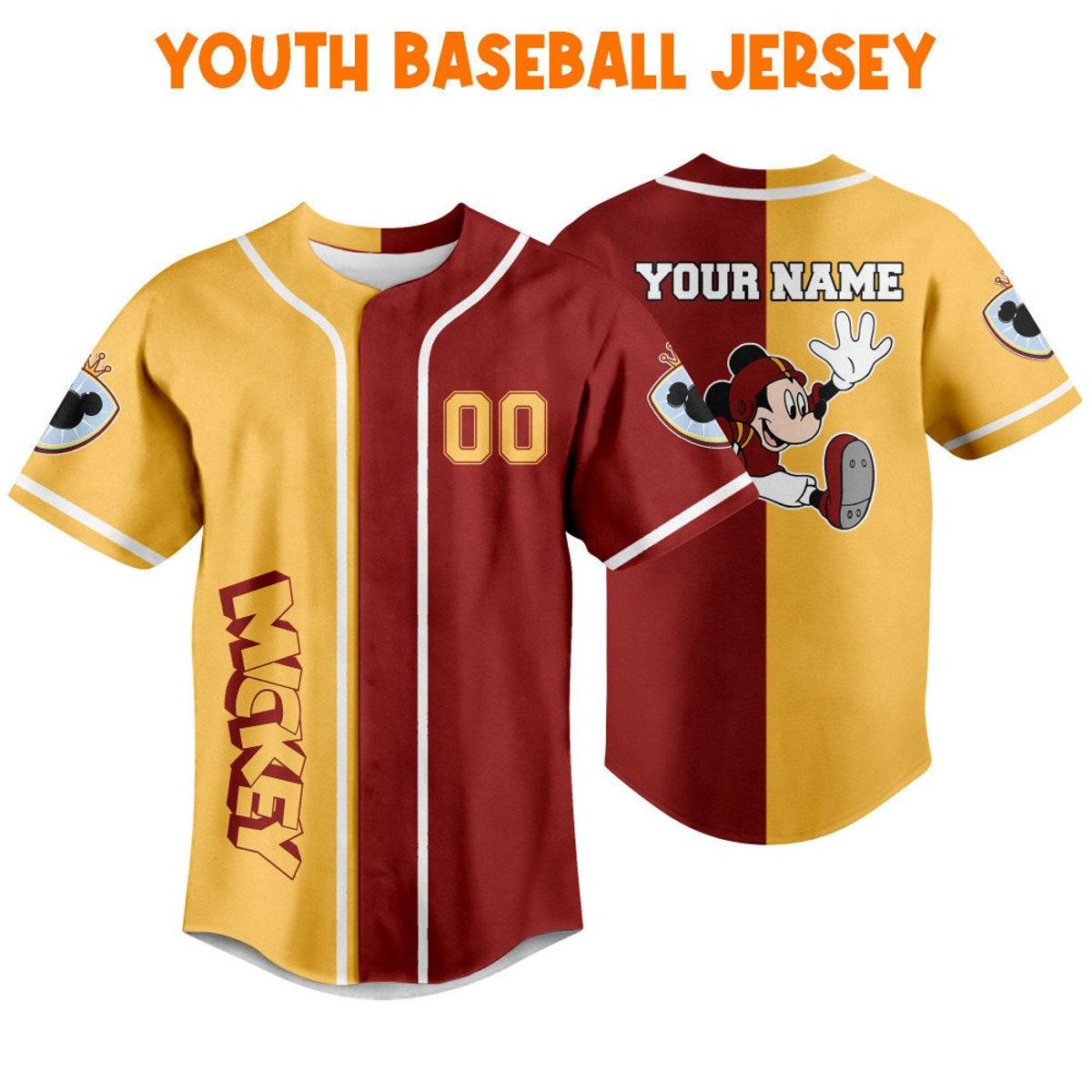 Mckenzieshoponline Mickey Rugby Red Sports Disney Personalized Baseball Jersey For Fans - Image 6