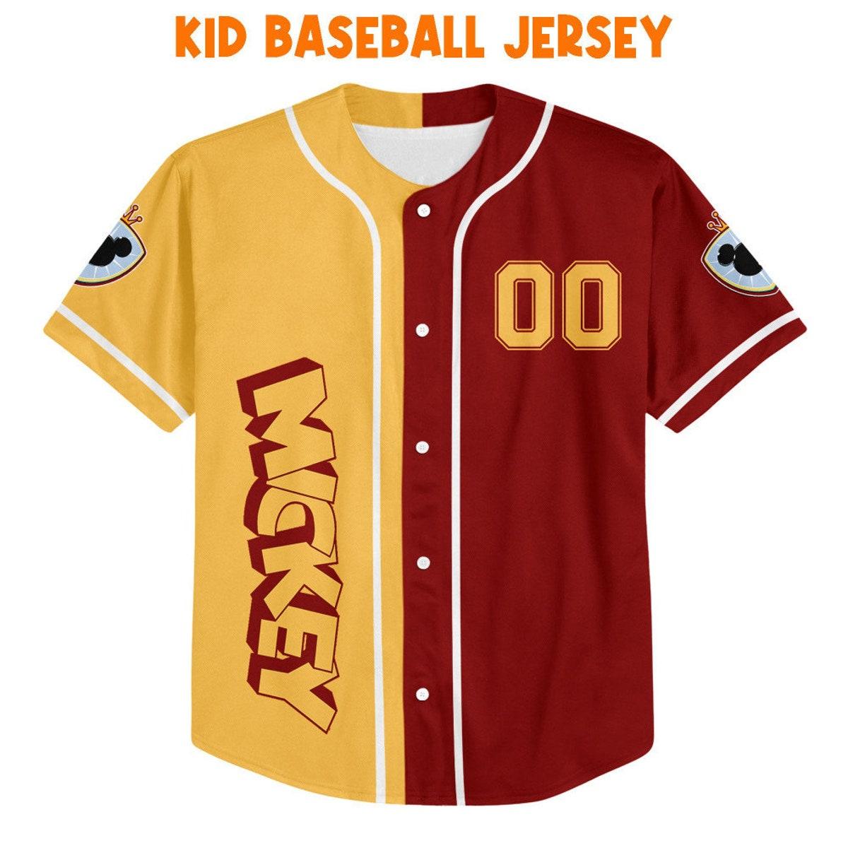 Mckenzieshoponline Mickey Rugby Red Sports Disney Personalized Baseball Jersey For Fans - Image 3