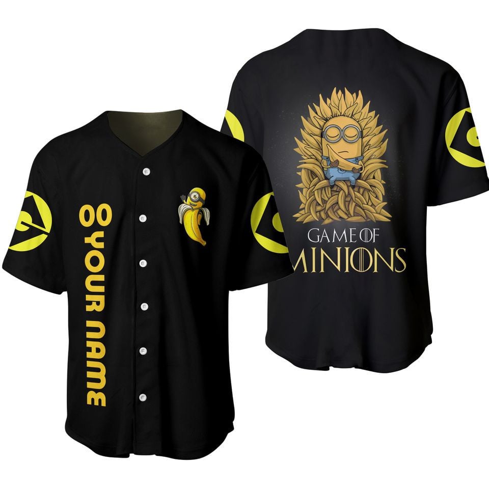 Mckenzieshoponline Minions Personalized Baseball Jersey For Fans