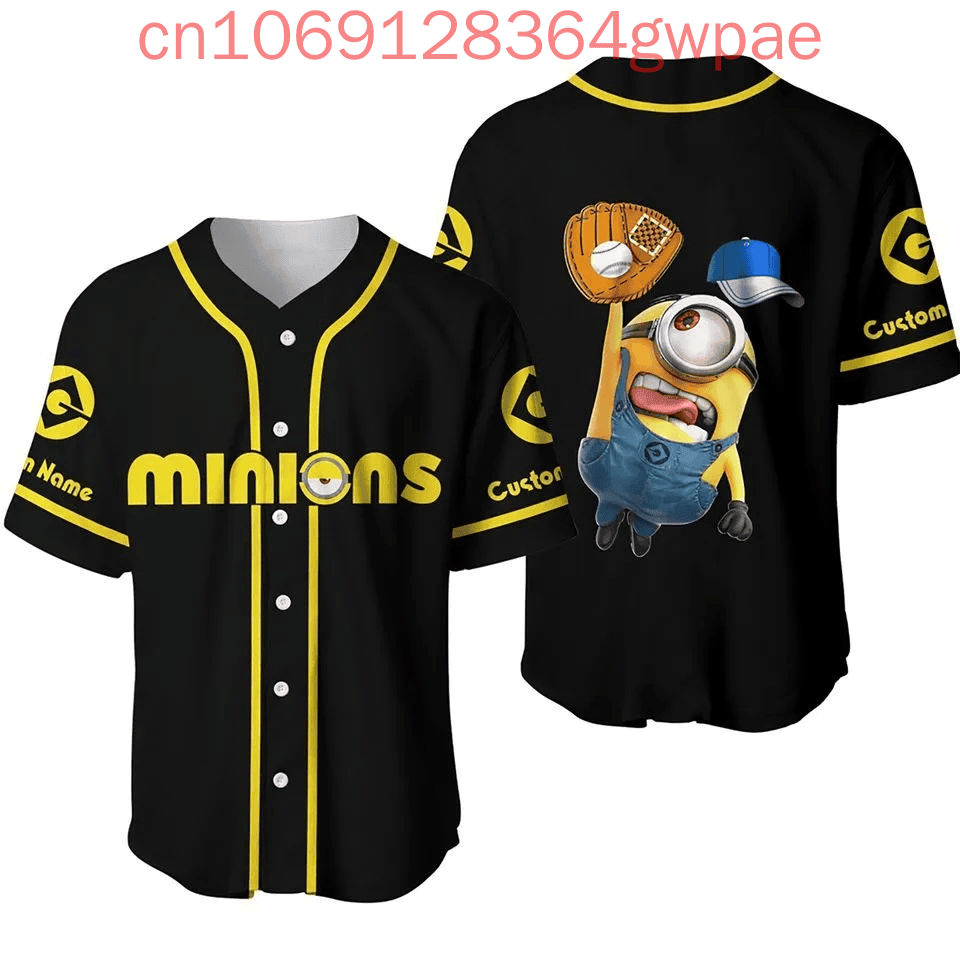 Mckenzieshoponline Minions Personalized Baseball Jersey For Fans