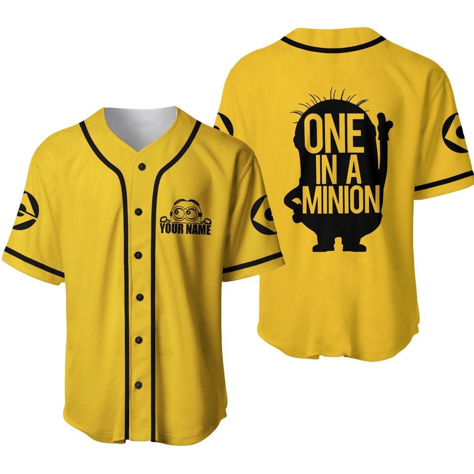 Mckenzieshoponline Minions Personalized Baseball Jersey For Fans