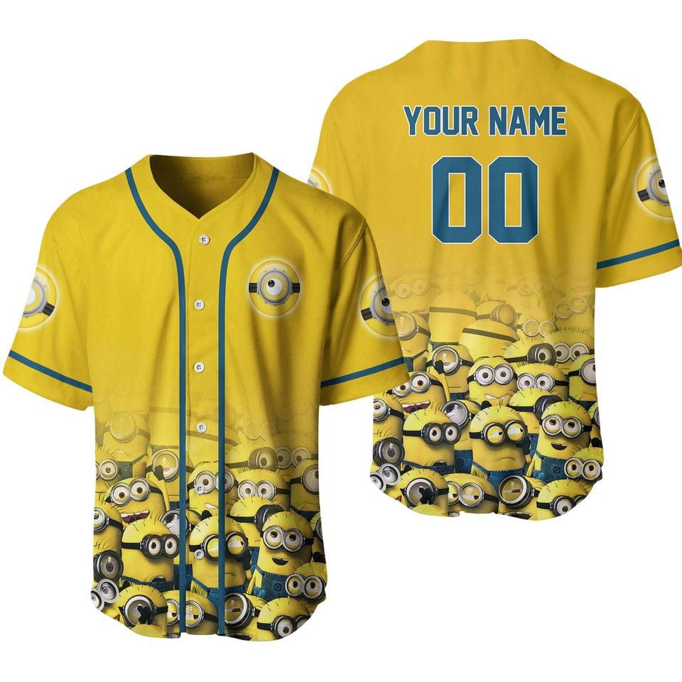 Mckenzieshoponline Minions Personalized Baseball Jersey For Fans