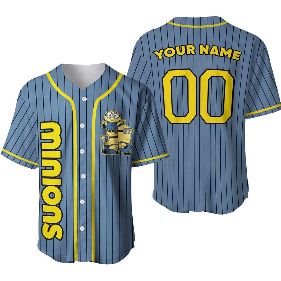 Mckenzieshoponline Minions Personalized Baseball Jersey For Fans