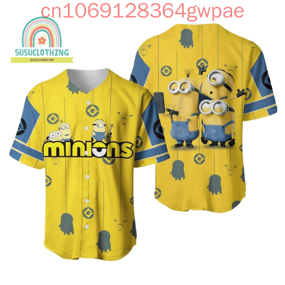 Mckenzieshoponline Minions Personalized Baseball Jersey For Fans