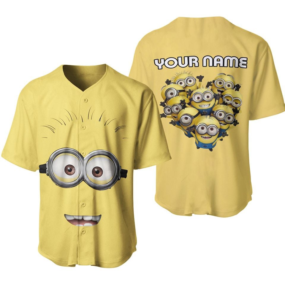 Mckenzieshoponline Minions Personalized Baseball Jersey For Fans