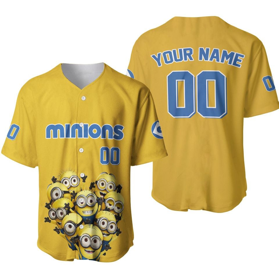 Mckenzieshoponline Minions Personalized Baseball Jersey For Fans