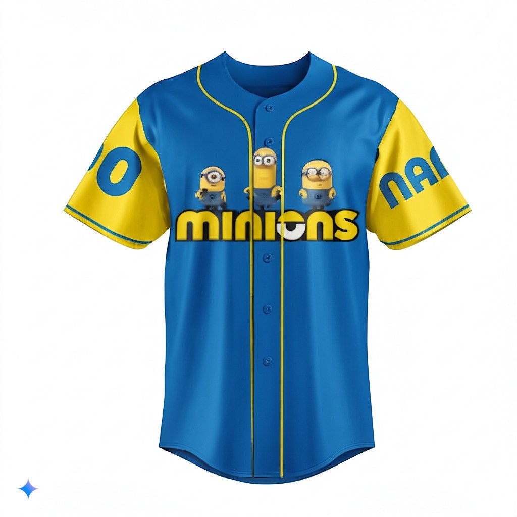 Mckenzieshoponline Minions Personalized Baseball Jersey For Fans