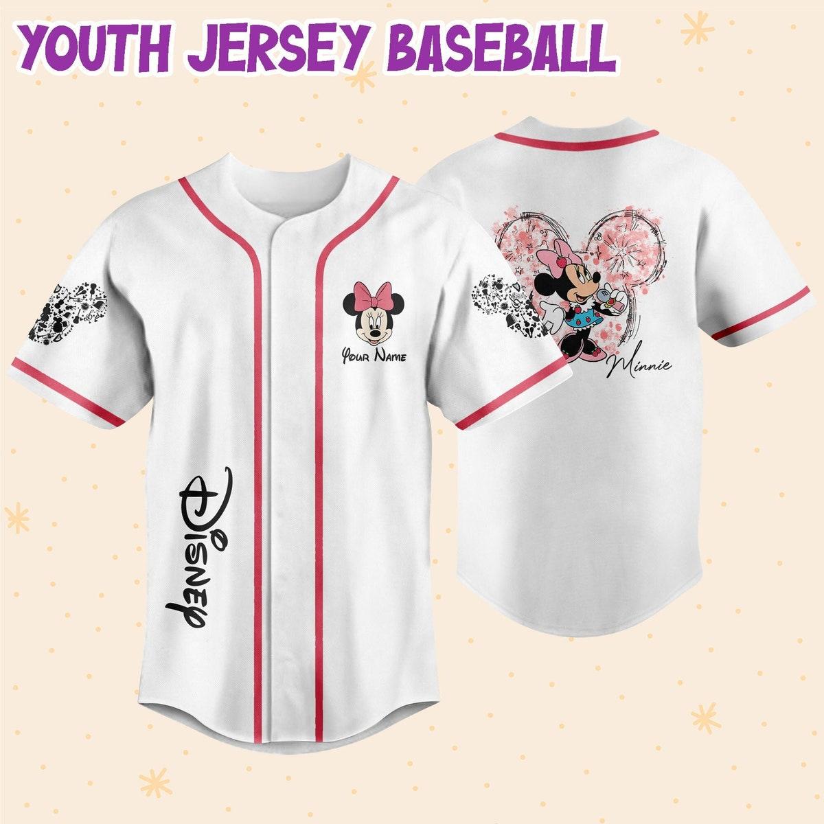 Mckenzieshoponline Minnie Music Kids Personalized Baseball Jersey For Fans - Image 6