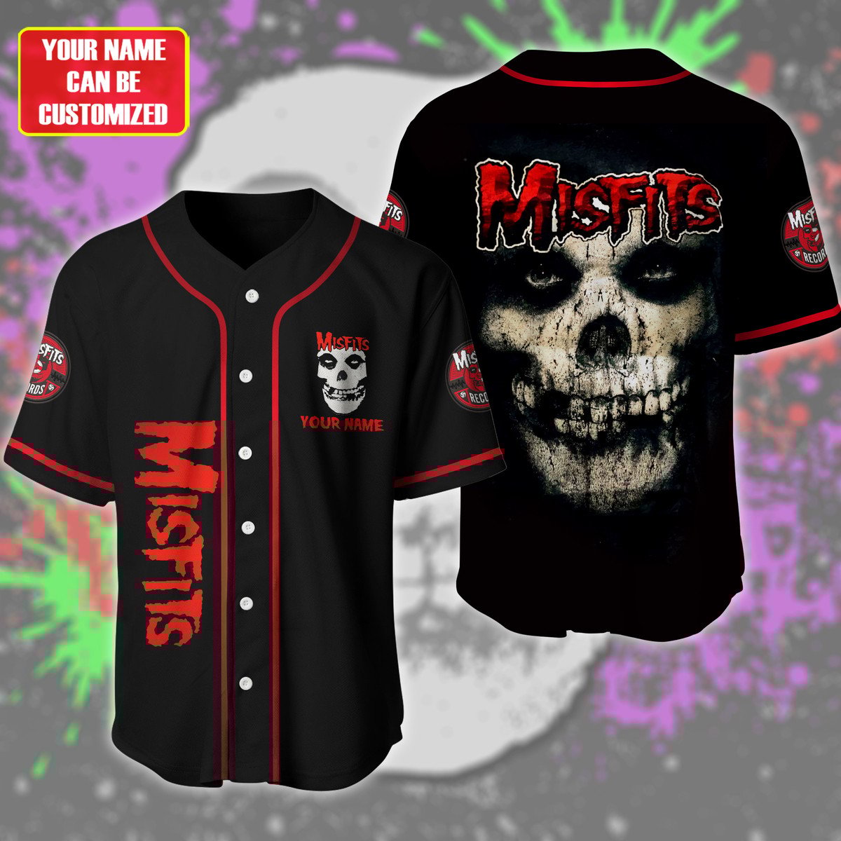 Jerseytrend Misfits Personalized Baseball Jersey For Fans
