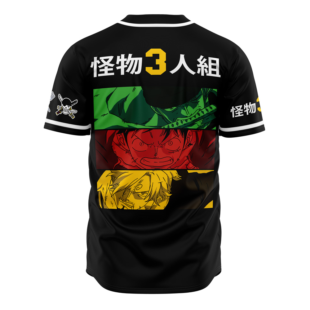 Mckenzieshoponline Monster Trio One Piece Personalized Baseball Jersey For Fans - Image 3