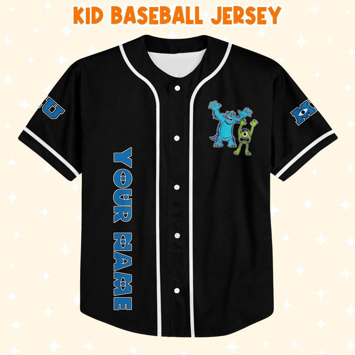 Mckenzieshoponline Monsters Inc Retro Monsters University Personalized Baseball Jersey For Fans - Image 3