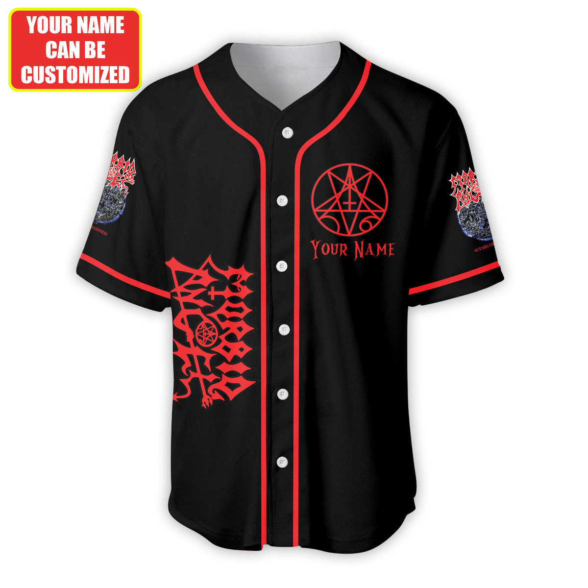 Jerseytrend Morbid Angel Band Personalized Baseball Jersey For Fans - Image 5