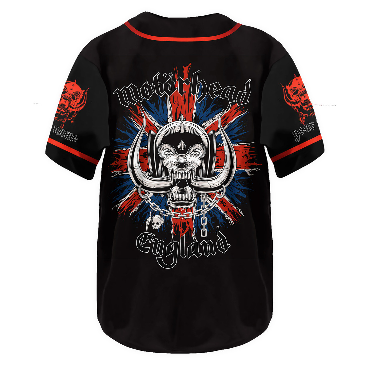 Jerseytrend Motörhead Band Personalized Baseball Jersey For Fans - Image 3