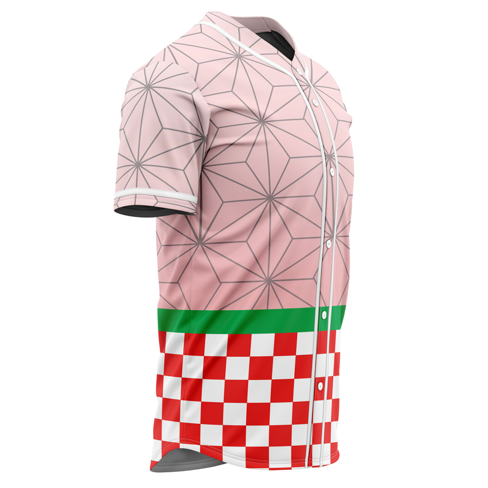 Mckenzieshoponline Nezuko Kamado Demon Slayer Personalized Baseball Jersey For Fans - Image 2