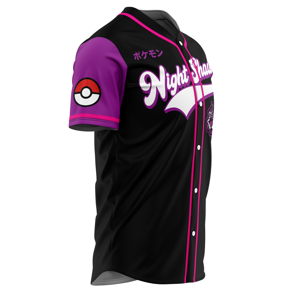 Mckenzieshoponline Night Shades Ghost Type Pokemon Personalized Baseball Jersey For Fans - Image 4