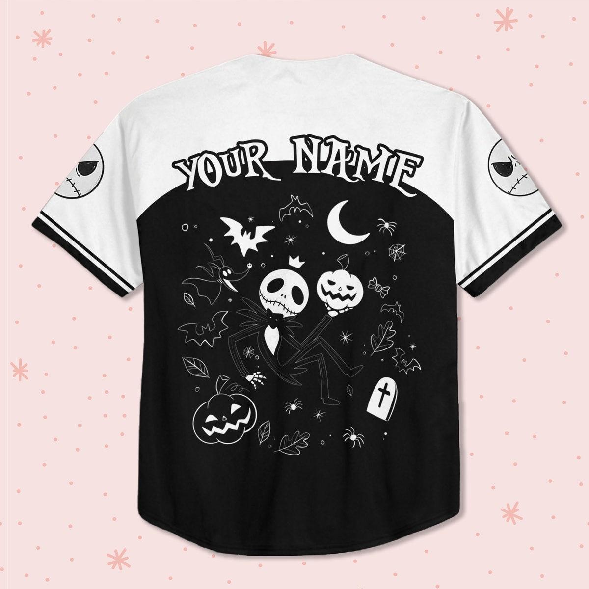 Mckenzieshoponline Nightmare Before Christmas Jack Skellington Personalized Baseball Jersey For Fans - Image 4