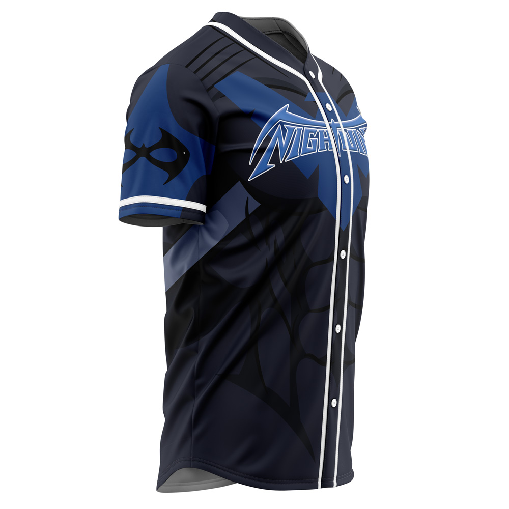 Mckenzieshoponline Nightwing DC Comics Personalized Baseball Jersey For Fans - Image 4