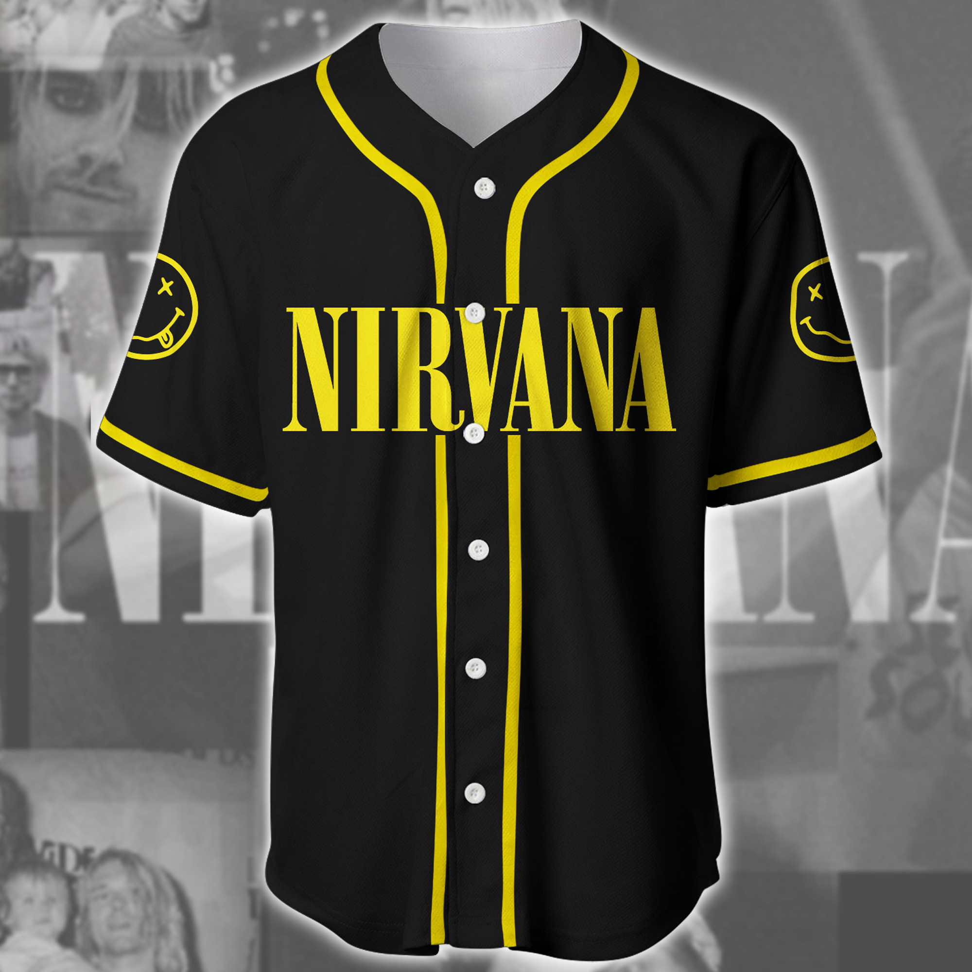 Jerseytrend Nirvana Personalized Baseball Jersey For Fans - Image 2