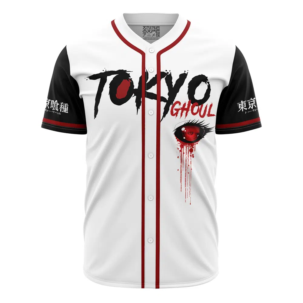 Mckenzieshoponline One Eyed Ghoul Tokyo Ghoul Personalized Baseball Jersey For Fans