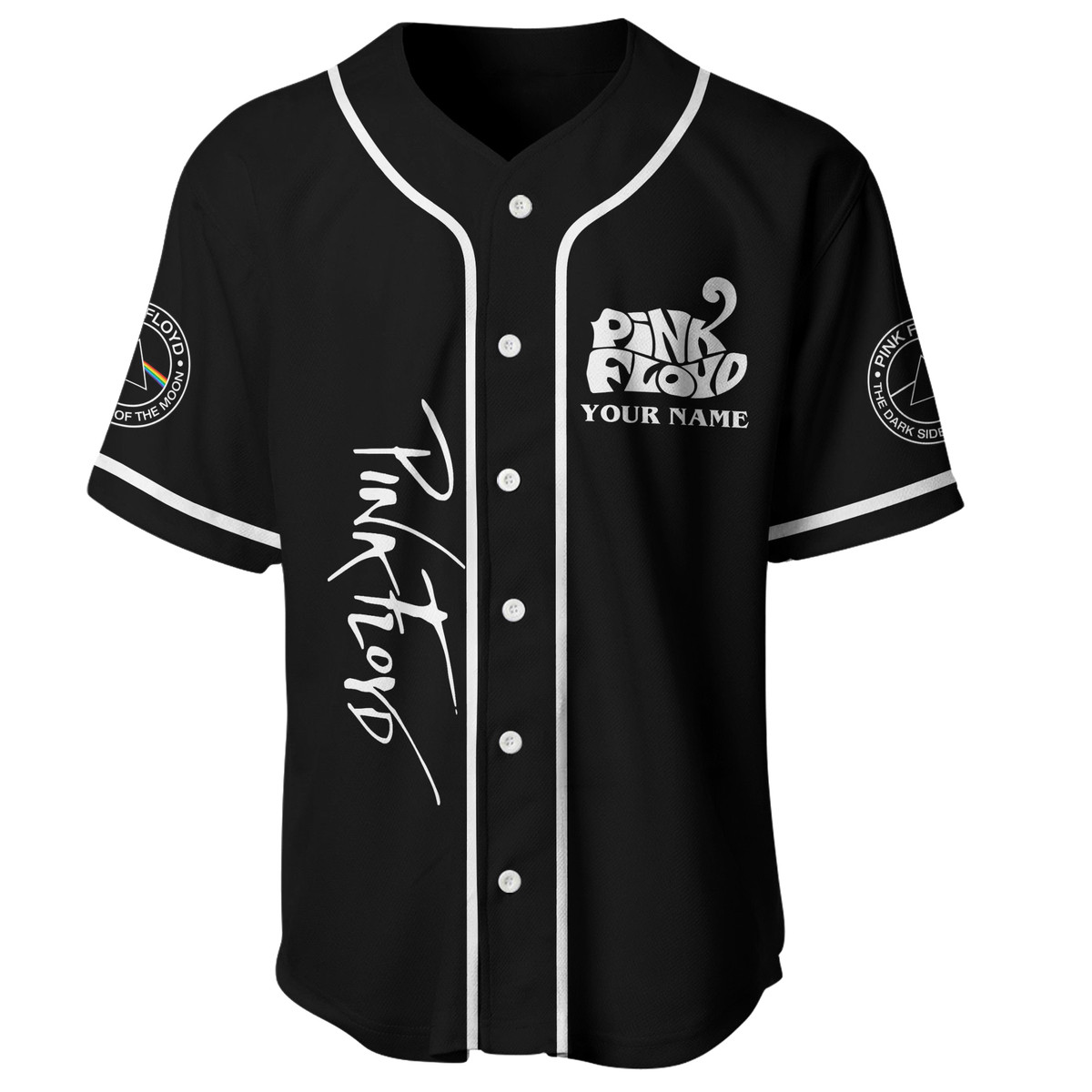 Jerseytrend Pink Floy Band 60 Years Anniversary Personalized Baseball Jersey For Fans - Image 2