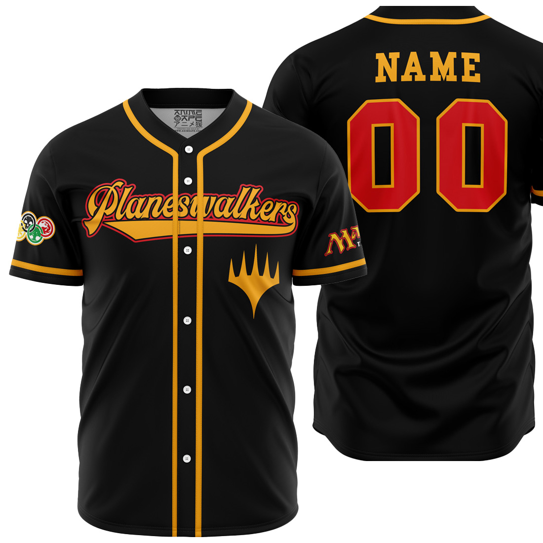 Mckenzieshoponline Planeswalkers Magic the Gathering Personalized Baseball Jersey For Fans