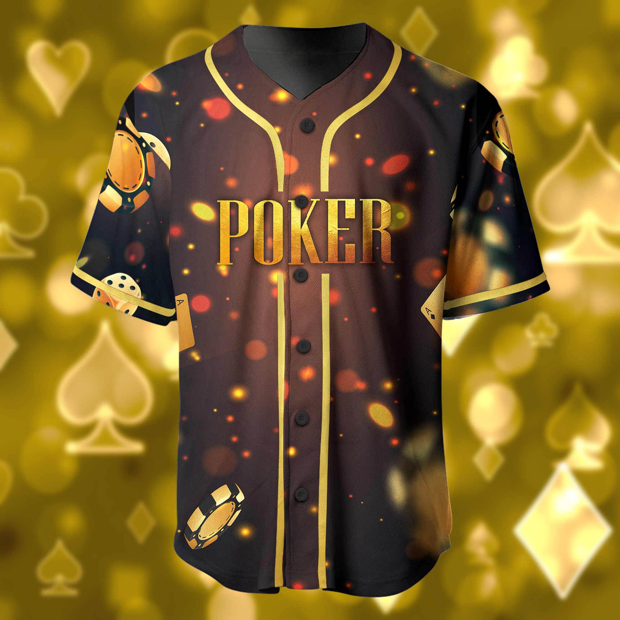 Jerseytrend Poker I'm All In Personalized Baseball Jersey For Fans - Image 2